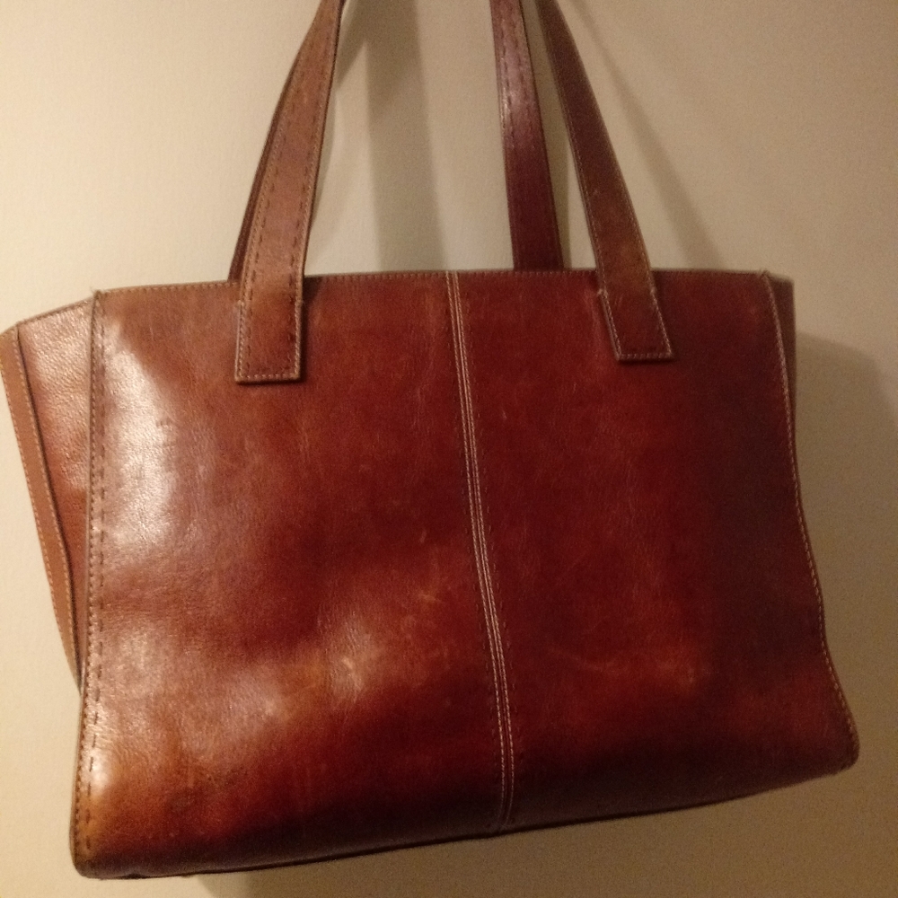 Vintage Leather Fossil bag